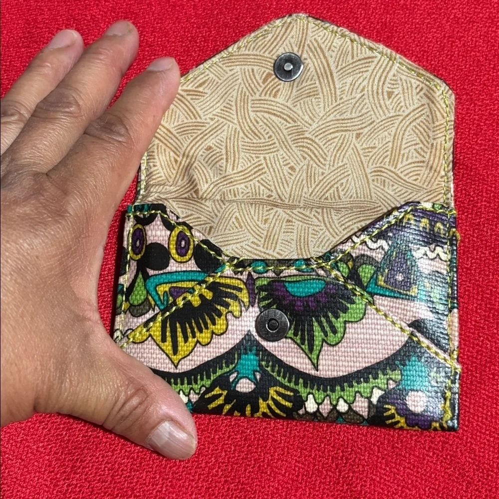 Sakroots Green Multi Patterned Card Sleeve